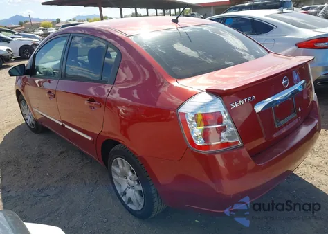 2012 Nissan Sentra 2.0 S from USA, damaged, VIN 3N1AB6AP1CL727378